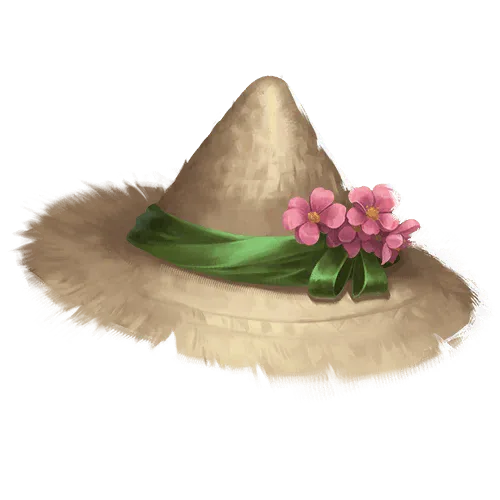 蔫花草帽装备图标
